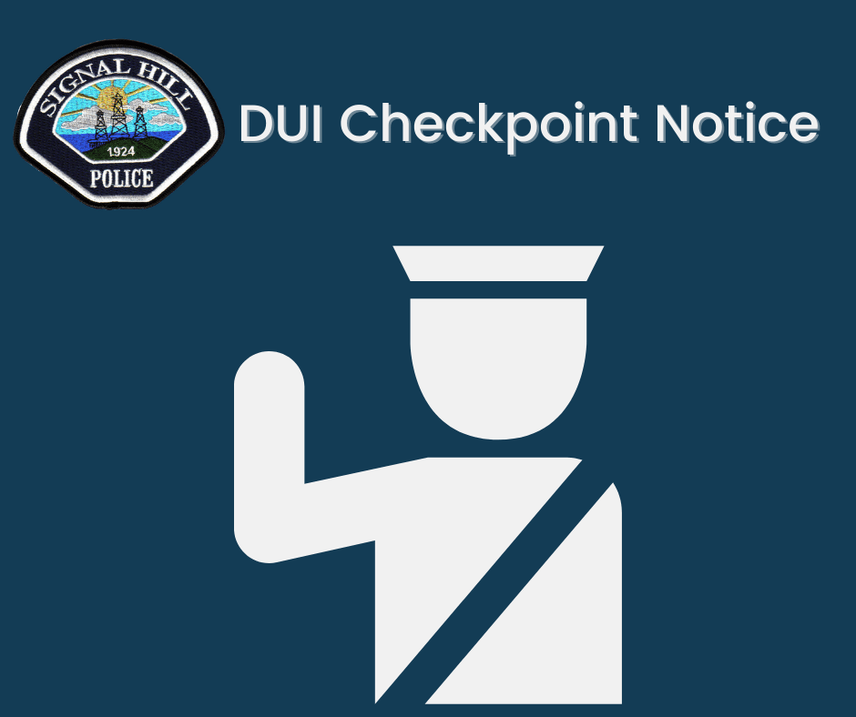 DUI Checkpoint Notice Icon Officer Waving